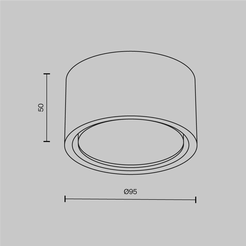 Накладной светильник Maytoni Conik Gyps C001CL-GX53-W C001CL-GX53-W - магазин электротехники Electroshop