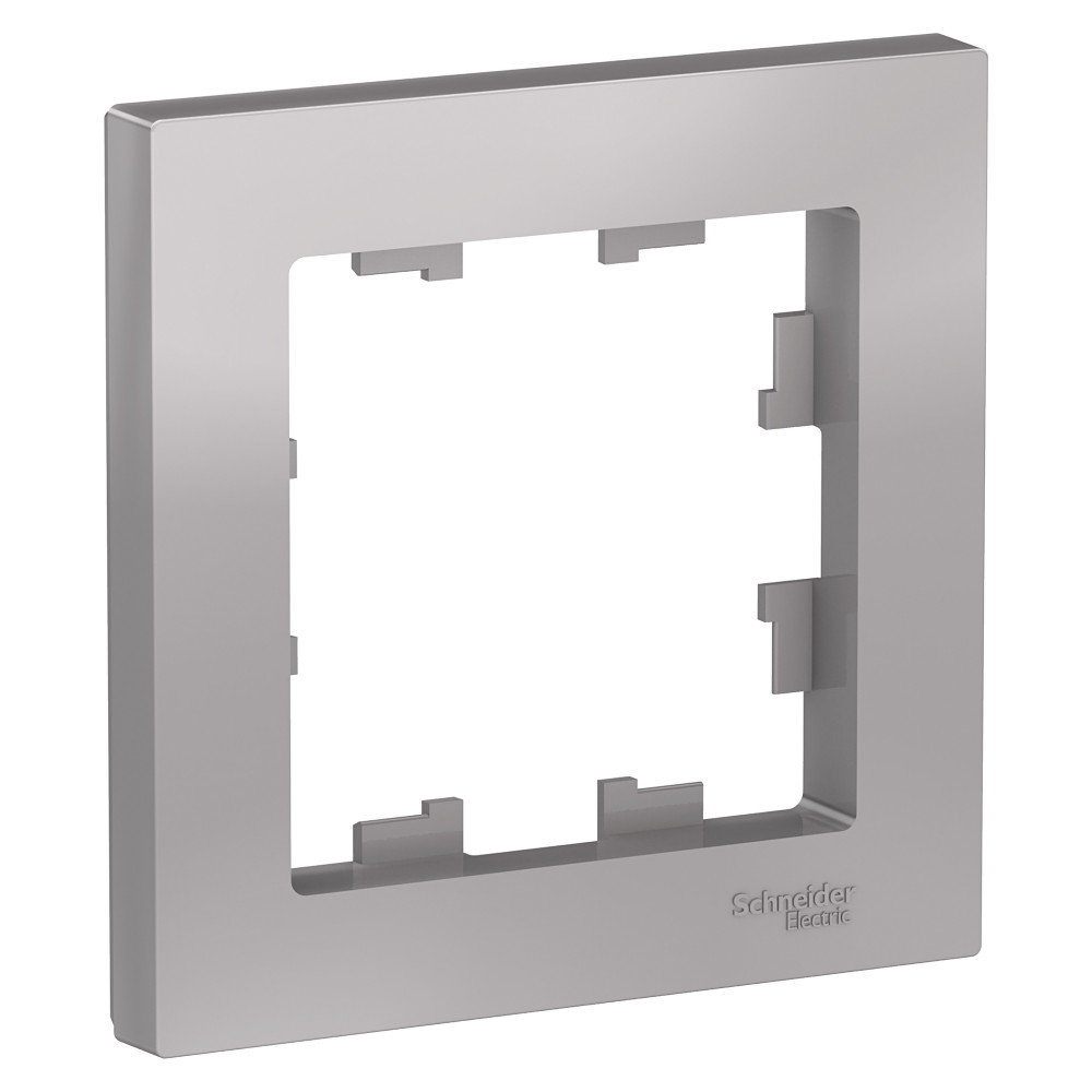Рамка AtlasDesign 1 пост алюминий  Systeme Electric ATN000301 ATN000301 - магазин электротехники Electroshop