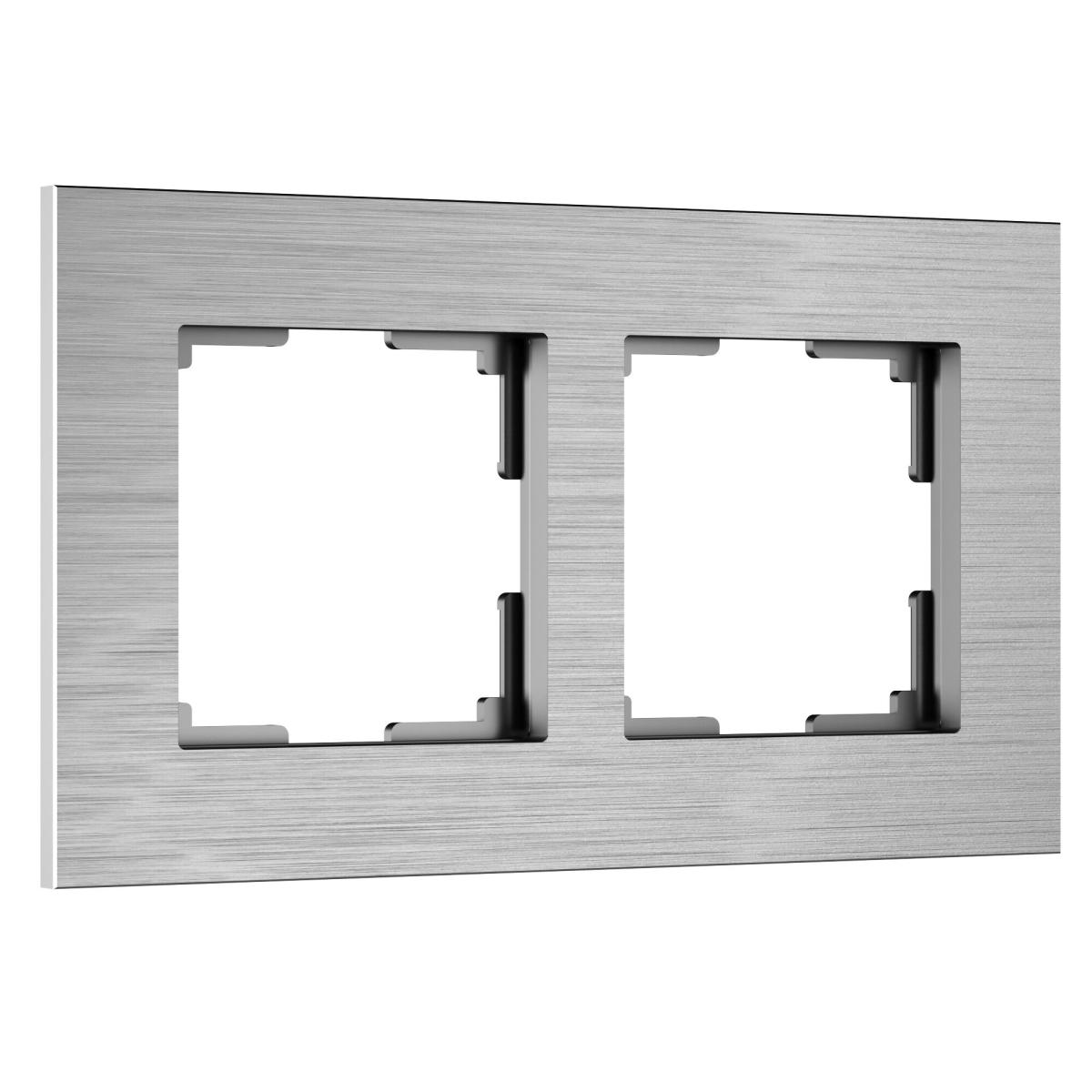 Рамка на 2 поста Werkel AluMax 4690389204036 W0023506 a066327 4690389204036 - магазин электротехники Electroshop