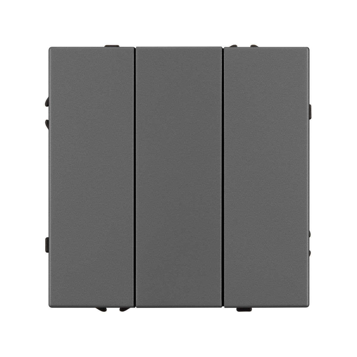 Механизм выключателя трехклавишный непроходной Arlight SWT-NOBE-MK03-SFPL-GR (230V, 10A) (Серый базальт) 061799 061799 - магазин электротехники Electroshop