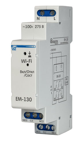 Многофункциональный программируемый астрономический таймер ЕМ-130 с Wi-Fi НовАтек-Электро 3425680130 3425680130 - магазин электротехники Electroshop