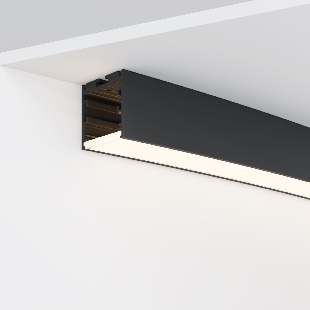 Радиусный профиль Maytoni Led strip ALM-3535R-B-D-45°-3M ALM-3535R-B-D-45°-3M - магазин электротехники Electroshop