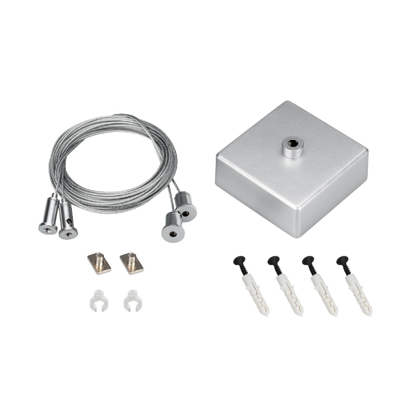 Подвес Arlight ARL-2x4m Set Silver box, Pad 9x2mm 040294 040294 - магазин электротехники Electroshop