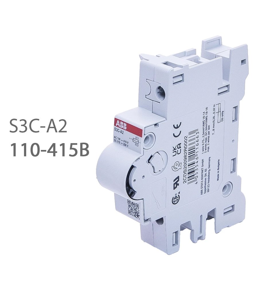 Реле дистанционного отключения ABB 110-415В AC/110-250В DC S3C-A2 2CDS200982R0002 2CDS200982R0002 - магазин электротехники Electroshop