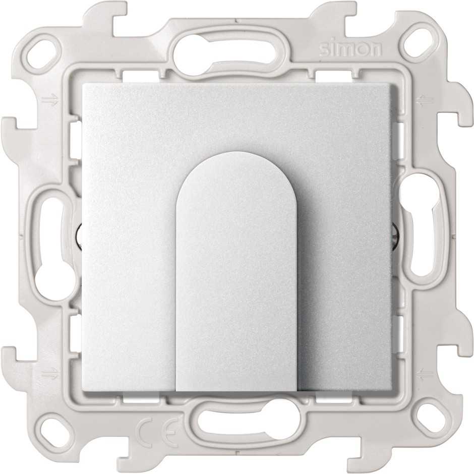 Вывод кабеля Simon 24 Harmonie алюминий 2410801-033 2410801-033 - магазин электротехники Electroshop