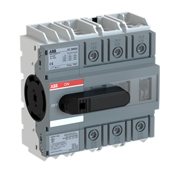 Рубильник ABB OT160G03K 3-х полюсный на 160A (с фронтальной ручкой YAST1) (выключатель нагрузки) 1SCA138208R1001 1SCA138208R1001 - магазин электротехники Electroshop