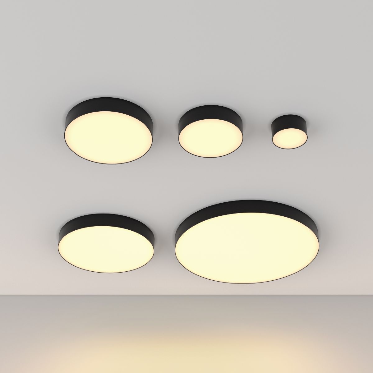 Накладной светильник Maytoni Zon C032CL-12W2.7K-RD-B C032CL-12W2.7K-RD-B - магазин электротехники Electroshop