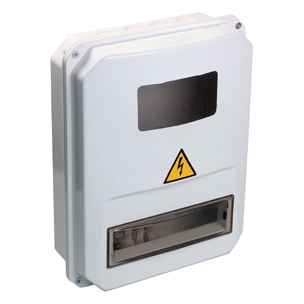Корпус пластиковый влагозащищенный IP55 ЩУРн-П 3/10 на 3-х фазный счетчик и 10 модулей ИЭК MSP310-3-55 MSP310-3-55 - магазин электротехники Electroshop