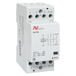 Контактор модульный EKF Averes КМ 25А 4NO 230В AC 2 модуля km-av-2-25-40-230V km-av-2-25-40-230V - магазин электротехники Electroshop
