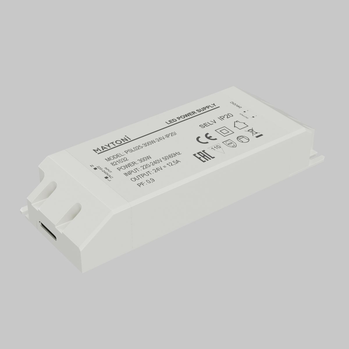 Источник напряжения Maytoni Led Strip PSL025 24В 300Вт IP20 821032 821032 - магазин электротехники Electroshop