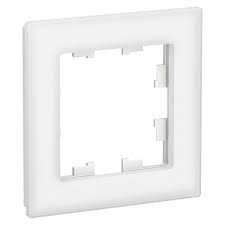 Рамка AtlasDesign Nature 1 пост оргстекло белый Systeme Electric ATN320101 ATN320101 - магазин электротехники Electroshop