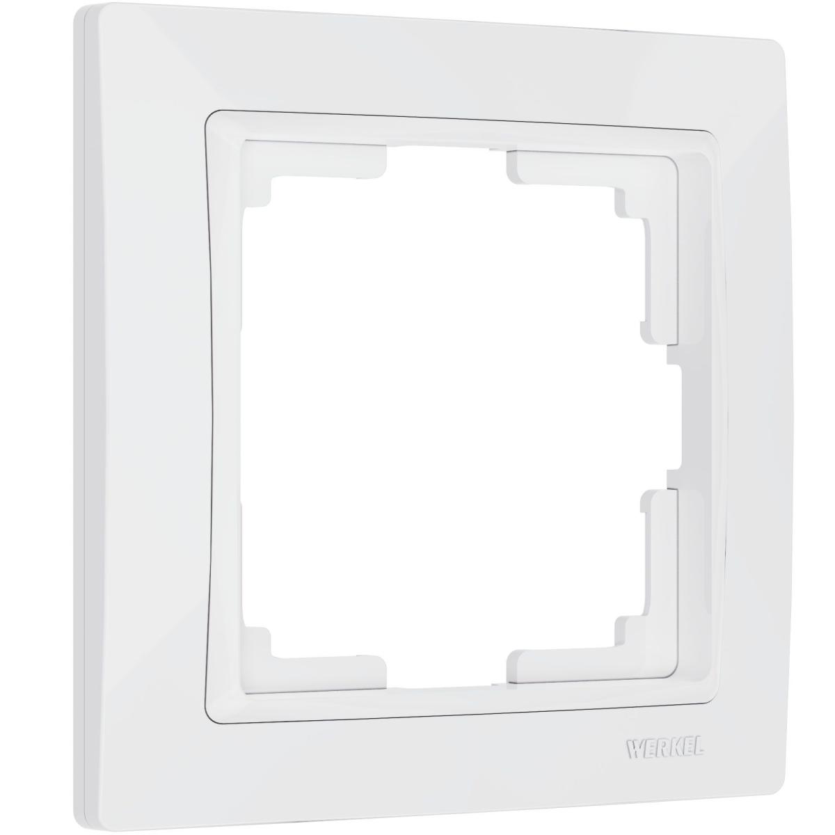 Рамка на 1 пост Werkel Snabb basic белый W0012001 4690389160769 4690389160769 - магазин электротехники Electroshop