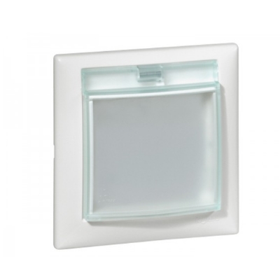 Рамка Legrand Valena 1 пост с крышкой IP44 белая 774450 774450 - магазин электротехники Electroshop