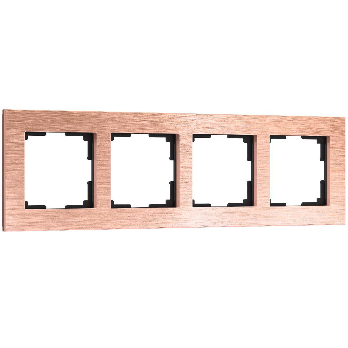 Рамка на 4 поста Werkel Aluminium 4690389182907 W0041712 a058765 4690389182907 - магазин электротехники Electroshop