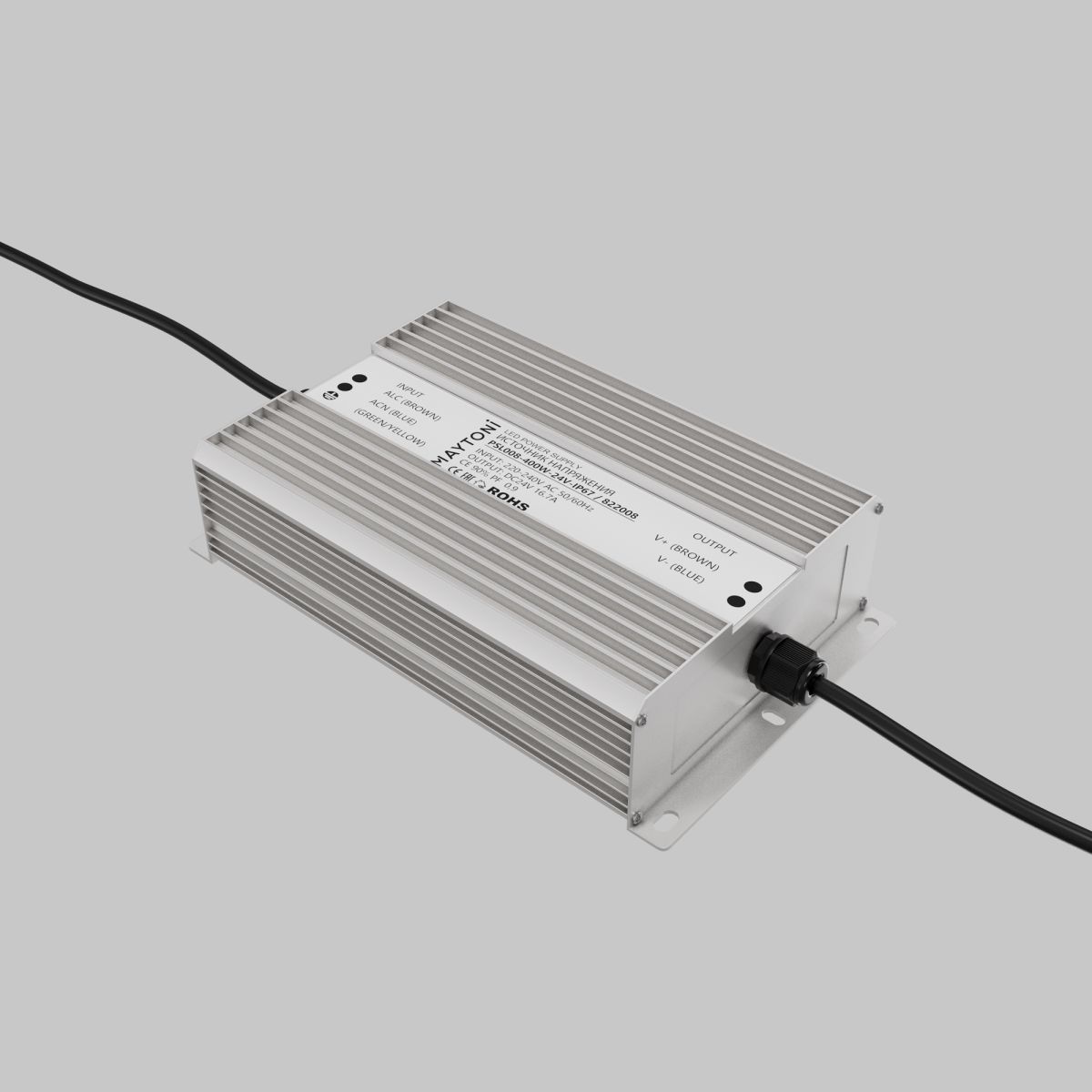 Блок питания Maytoni Led Strip PSL008 24В 400Вт IP67 822008 822008 - магазин электротехники Electroshop