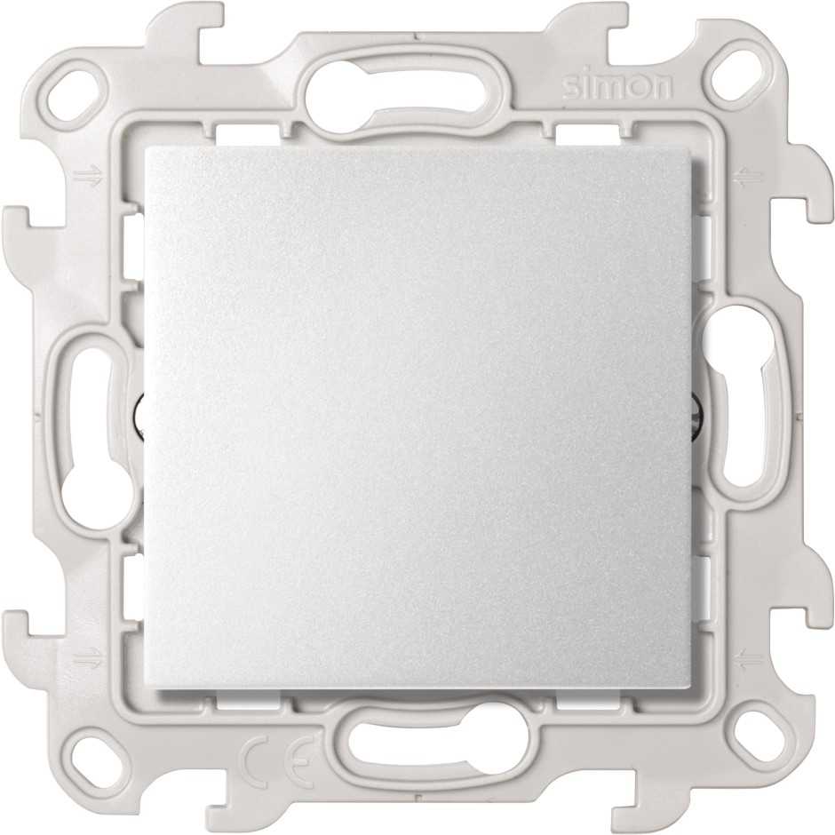 Заглушка Simon 24 Harmonie алюминий 2400800-033 2400800-033 - магазин электротехники Electroshop