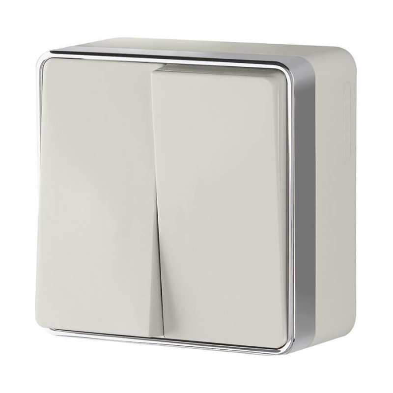 Выключатель двухклавишный Werkel Gallant слоновая кость W5020003 4690389164125 4690389164125 - магазин электротехники Electroshop