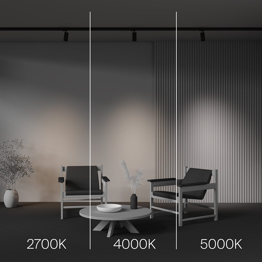 Трековый трехфазный светильник Maytoni Technical Three phase track system Trinity Focus Led TR197-3-12WCCT-M-B TR197-3-12WCCT-M-B - магазин электротехники Electroshop
