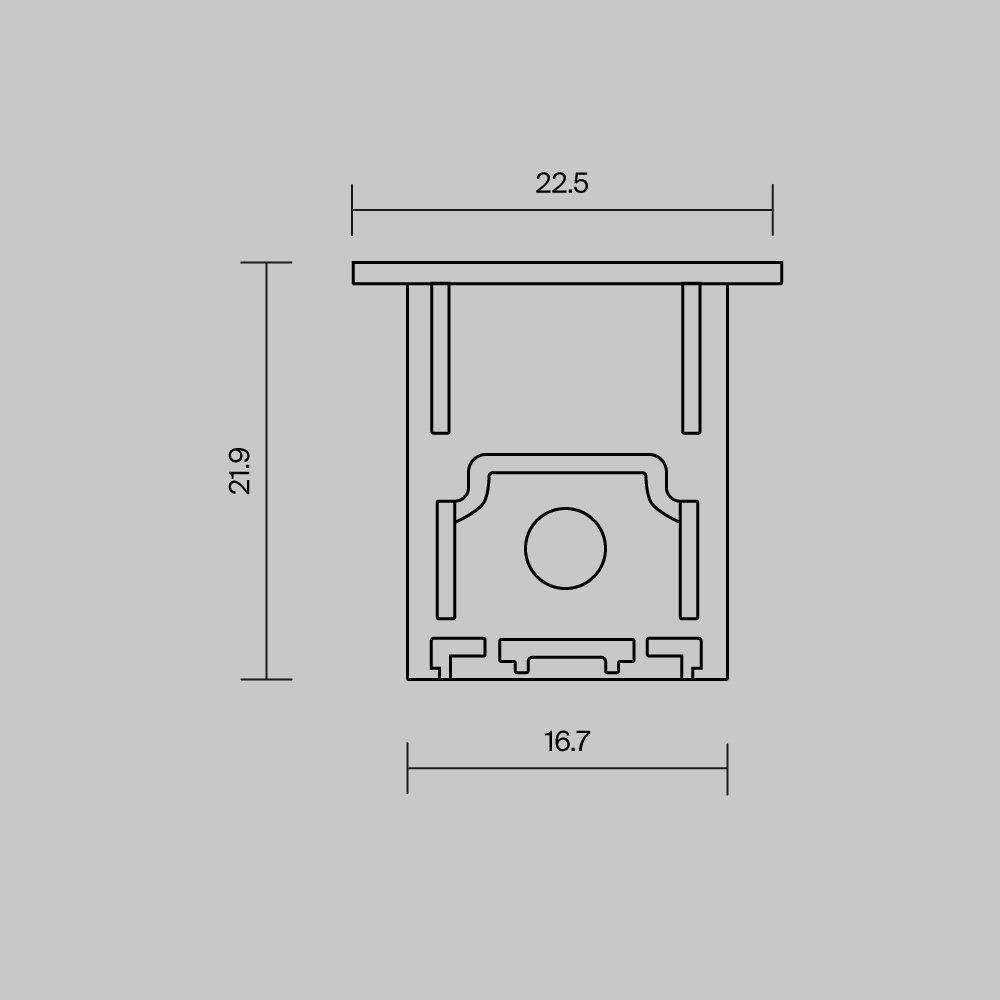 Комплект заглушек профиля 2шт Maytoni Led Strip 642051 642051 - магазин электротехники Electroshop