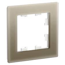 Рамка AtlasDesign Nature 1 пост оргстекло шампань Systeme Electric ATN320501 ATN320501 - магазин электротехники Electroshop