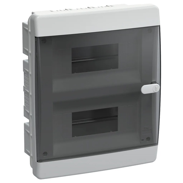 Щит встраиваемый UNION Compact ЩРВ-П-18 (2х9)м прозрачная дверь IP41 IEK UIC-KP12-V-18-41-K01 UIC-KP12-V-18-41-K01 - магазин электротехники Electroshop