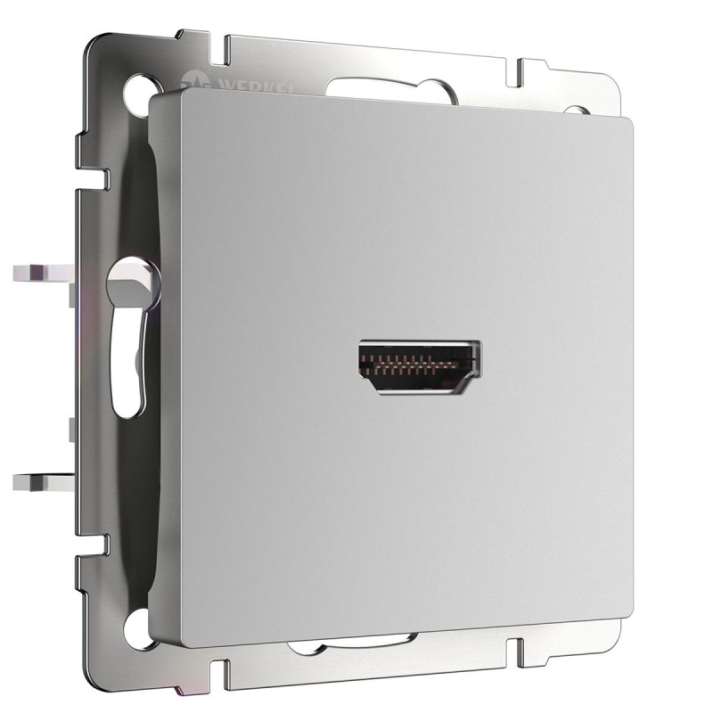 Розетка HDMI Werkel серебряный WL06-60-11 4690389110993 a039268 4690389110993 - магазин электротехники Electroshop