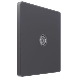 Розетка телевизионная Infinity TV/FM 5-1000MГц вулканический пепел Systeme Electric FSE000791 FSE000791 - магазин электротехники Electroshop