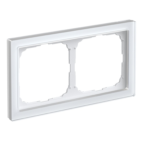 Рамка Systeme Electric ArtGallery Pure 2 поста органическое стекло белый GAL320102 GAL320102 - магазин электротехники Electroshop
