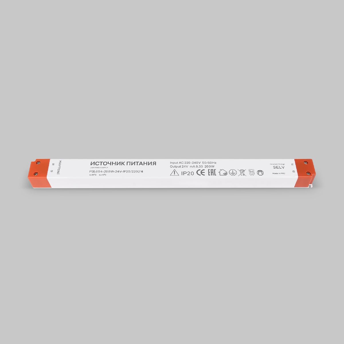 Блок питания для светодиодной ленты Maytoni Led Strip 24В 200Вт IP20 220214 220214 - магазин электротехники Electroshop
