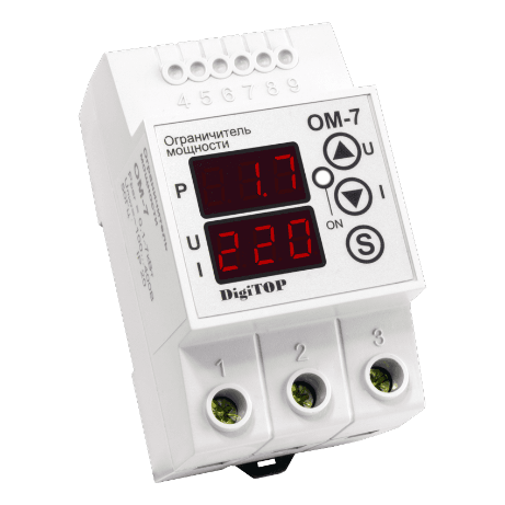 Ограничитель мощности OM-7 DigiTOP OM-7 - магазин электротехники Electroshop