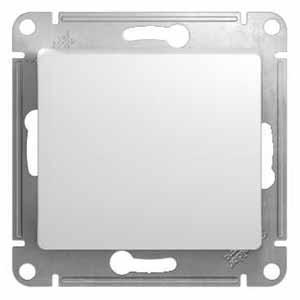 Кнопочный10А механизм Schneider Electric Glossa белый GSL000115 GSL000115 - магазин электротехники Electroshop