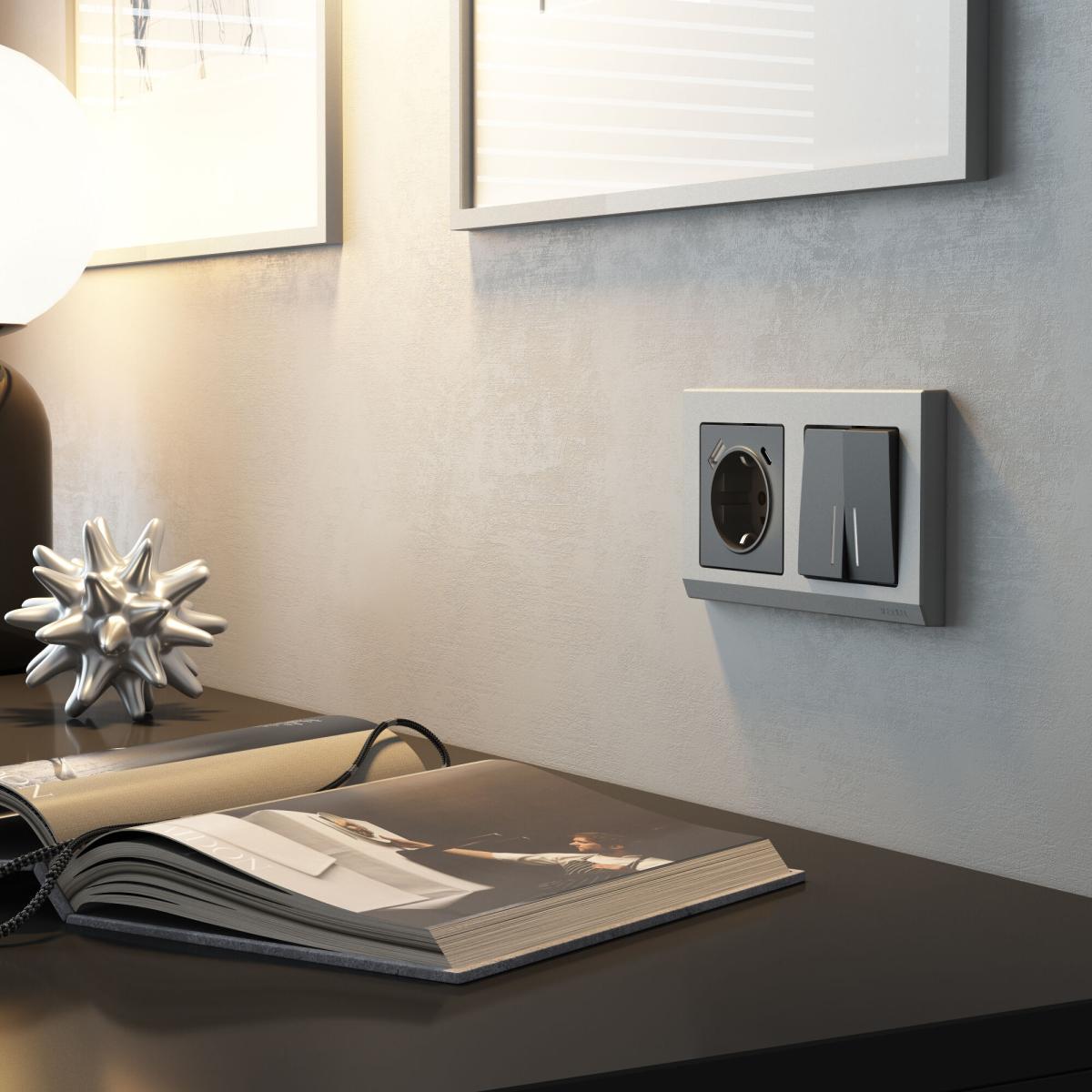 Розетка с заземлением, шторками и USB тип A+C Werkel W1171764 4690389194436 a063106 4690389194436 - магазин электротехники Electroshop