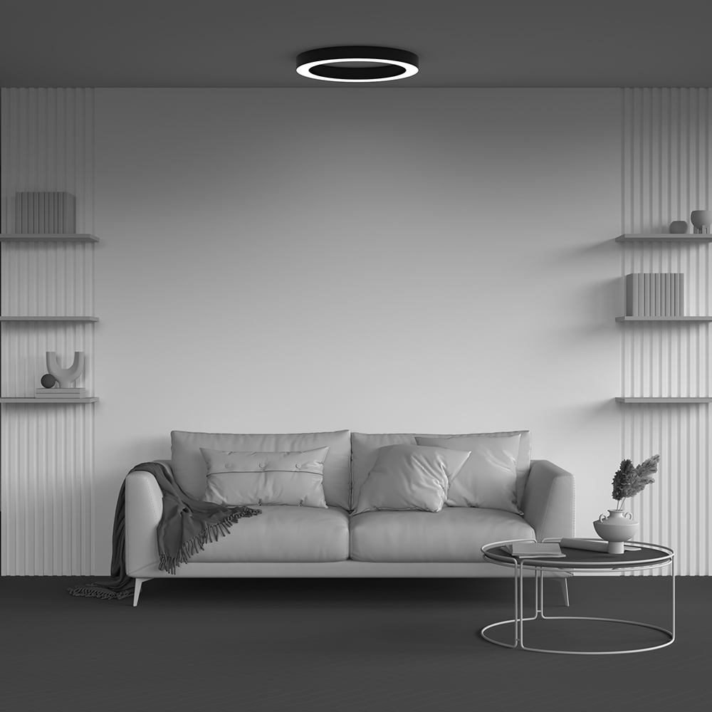 Потолочный светильник Maytoni Technical Lua C093CL-45W3K-B C093CL-45W3K-B - магазин электротехники Electroshop