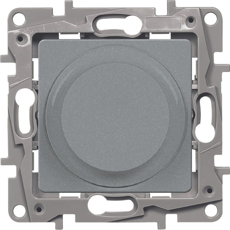 Светорегулятор поворотный Legrand Etika 300W без нейтрали, алюминий 672419 672419 - магазин электротехники Electroshop