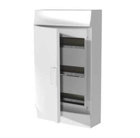 Бокс настенный ABB Mistral41 36М модулей  (3x12) непрозрачная дверь с клеммным блоком 1SLM004102A3107 1SLM004102A3107 - магазин электротехники Electroshop