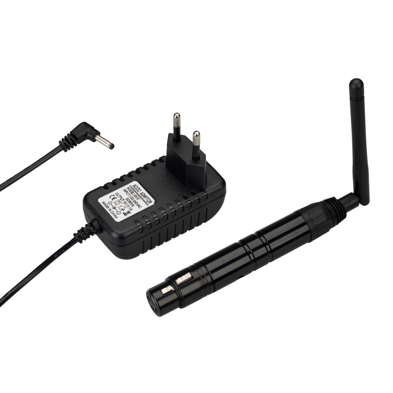 Усилитель Arlight Smart-DMX-Receiver Black (5V, XLR3 Male, 2.4G) 028417 028417 - магазин электротехники Electroshop