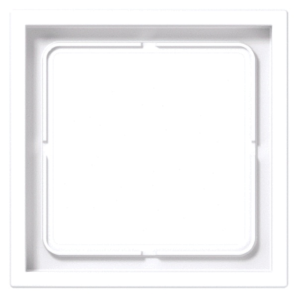 Рамка 1-ая Jung LS-ZERO Белый LSZ981BFWW  LSZ981BFWW - магазин электротехники Electroshop