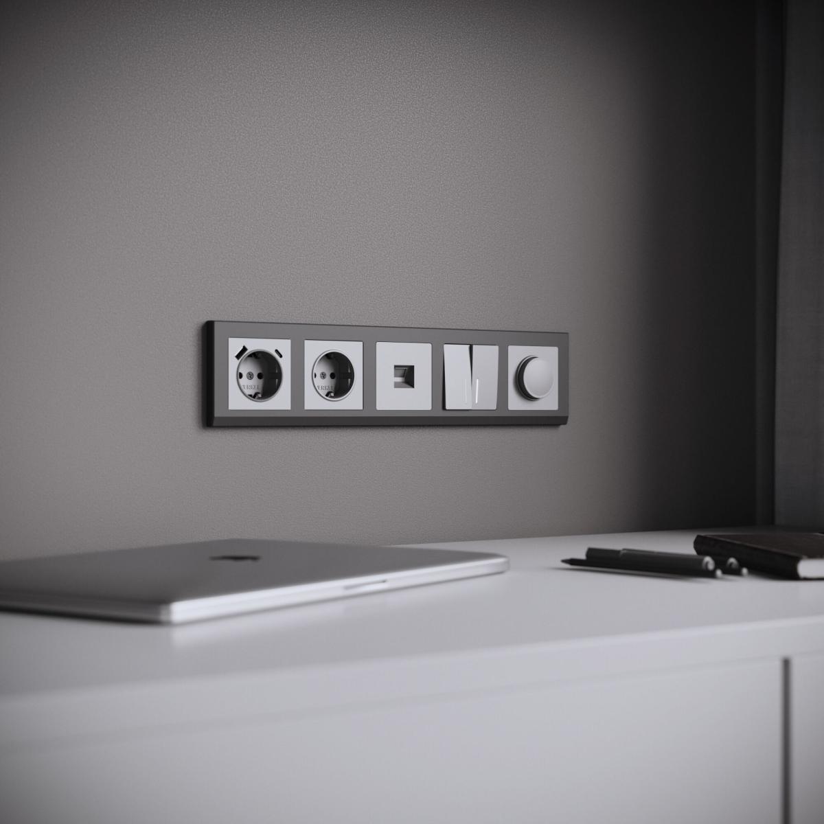 Рамка на 5 постов Werkel Stark W0051864 4690389194535 a063119 4690389194535 - магазин электротехники Electroshop