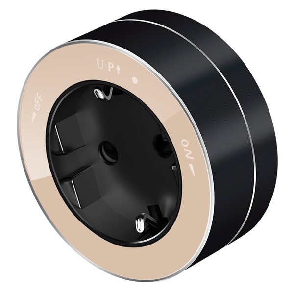 Розетка MultiTrack 2К+З круглая 16А 250В песочный Systeme Electric MTK13001P MTK13001P - магазин электротехники Electroshop