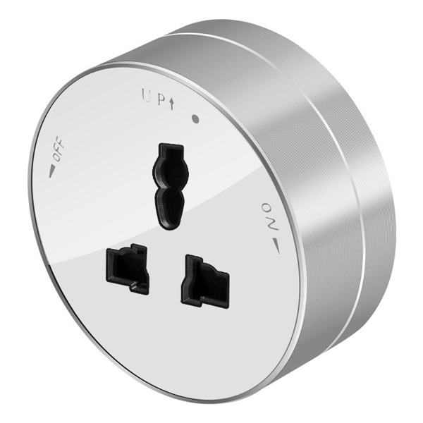Розетка MuitiTrack универсальная круглая 13А 250В белый Systeme Electric MTK13002W MTK13002W - магазин электротехники Electroshop