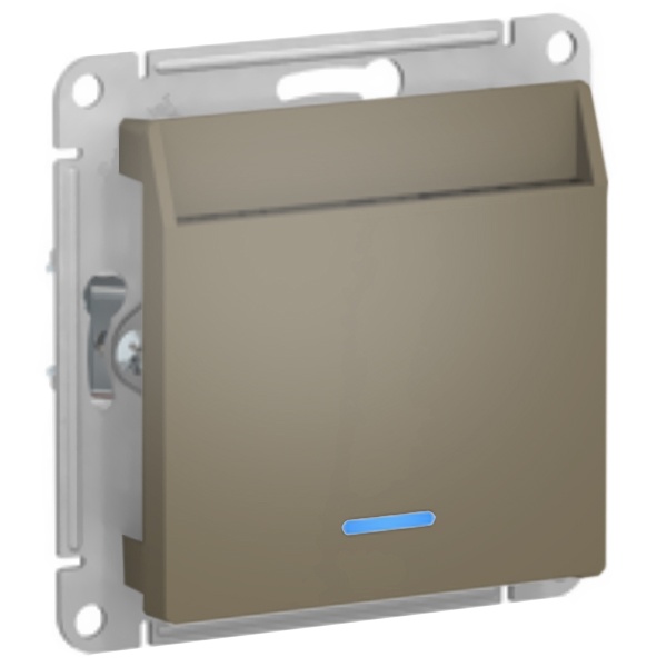 Выключатель карточный AtlasDesign шампань Systeme Electric ATN000567 ATN000567 - магазин электротехники Electroshop