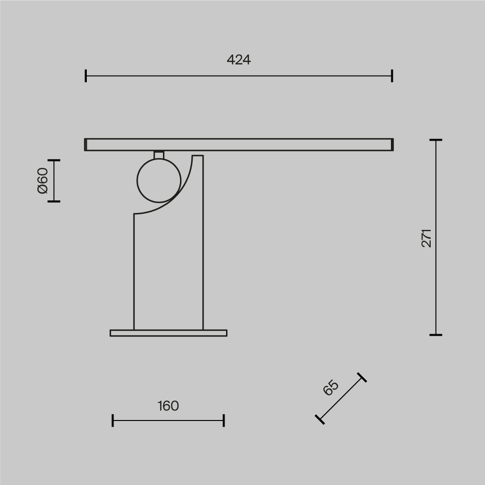 Настольная лампа Maytoni Monumento MOD467TL-L9BS3K MOD467TL-L9BS3K - магазин электротехники Electroshop