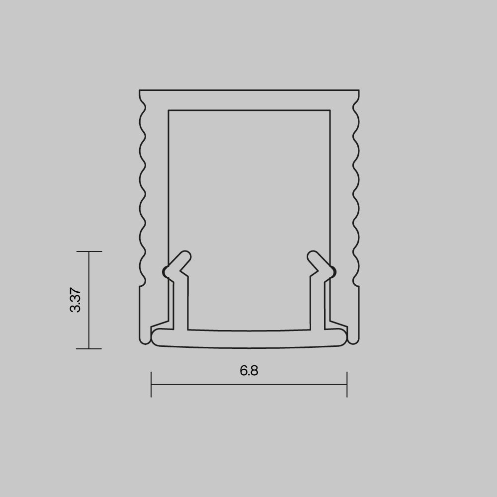 Рассеиватель для профиля 8x9, 12x9 (Белый, 10 м), ALM-0809-O-DF-10M Maytoni Led Strip 642088 642088 - магазин электротехники Electroshop