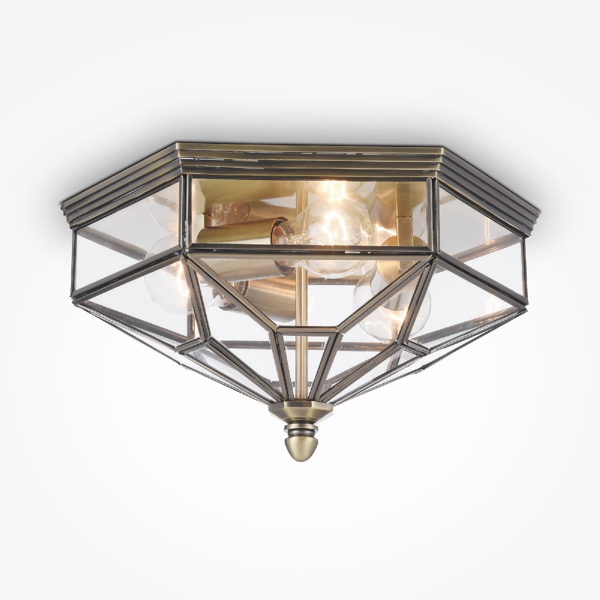 Потолочный светильник Maytoni Zeil H356-CL-03-BZ H356-CL-03-BZ - магазин электротехники Electroshop