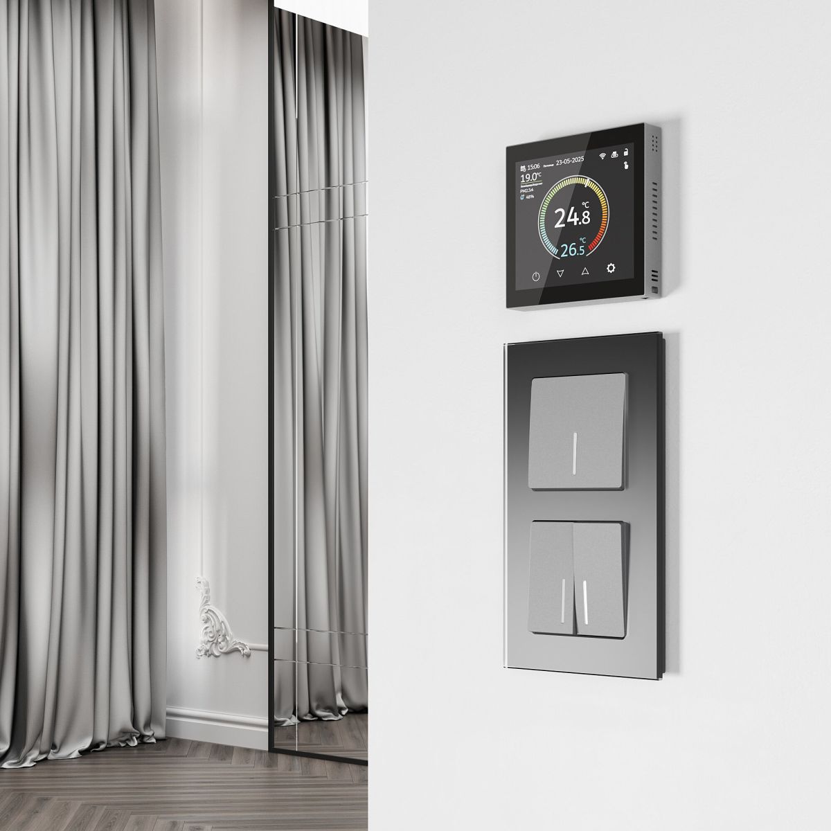 Умный сенсорный терморегулятор с LCD дисплеем Werkel W1851108 4690389217395 a071214 4690389217395 - магазин электротехники Electroshop
