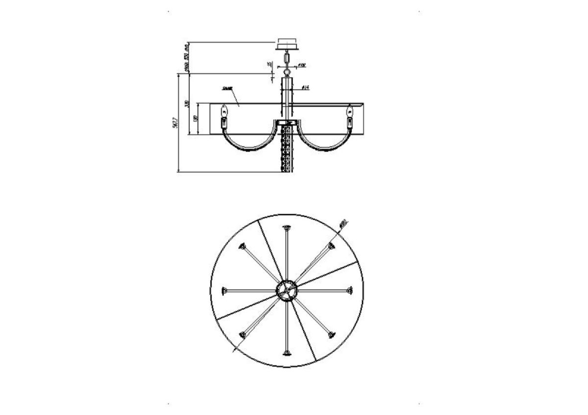 Подвесной светильник Maytoni Talento DIA008PL-08CH DIA008PL-08CH - магазин электротехники Electroshop