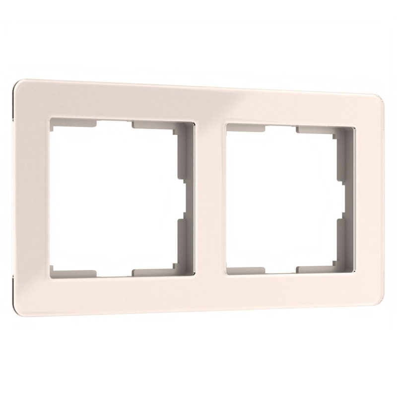 Рамка на 2 поста Werkel Acrylic айвори 4690389186288 W0022743 4690389186288 - магазин электротехники Electroshop