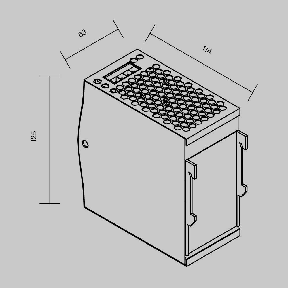 Блок питания Maytoni PSL015 240Вт 48В IP20 831001 831001 - магазин электротехники Electroshop