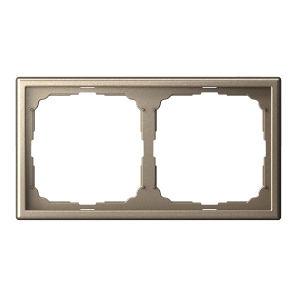 Рамка ArtGallery 2 поста шампань Systeme Electric GAL000502 GAL000502 - магазин электротехники Electroshop