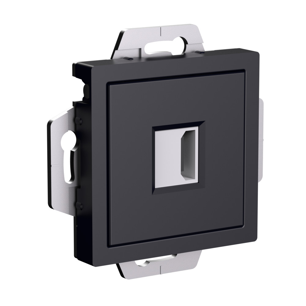 Розетка HDMI AtlasDesign карбон Systeme Electric ATN001080 ATN001080 - магазин электротехники Electroshop